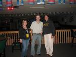 Jay in the middle of Crissy and Marty from B104.7FM