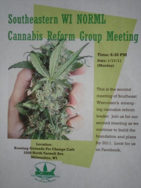 Milwaukee marijuana supporters set second meeting date for January 17th