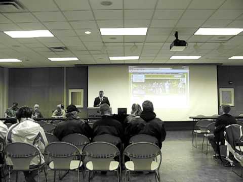 Video of Mike giving the introduction at the UW-Oshkosh THC Tour