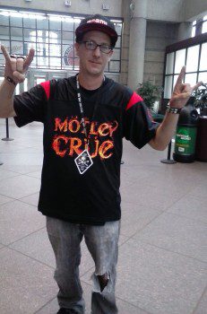 NORML Jay waiting for Motley Crue