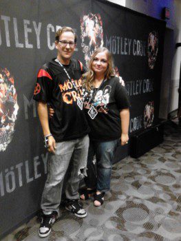 Narin and Jay VIP Motley Crue